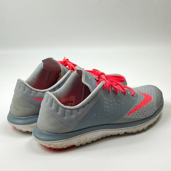 Nike FS Lite Run Gray Shoes Size 9 Breathable 684667-003 Fitsole Running Neon - Picture 6 of 9